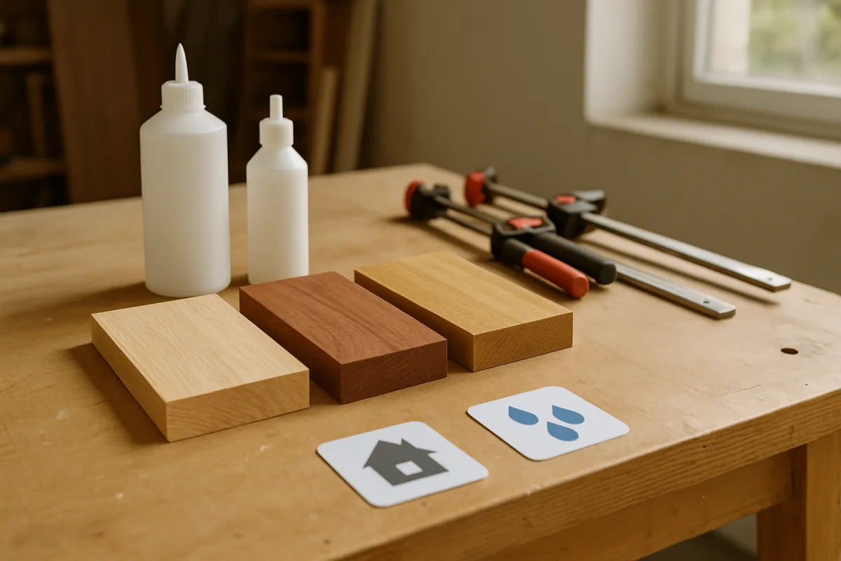 Colla per legno: come scegliere in base a materiali, uso e umidità