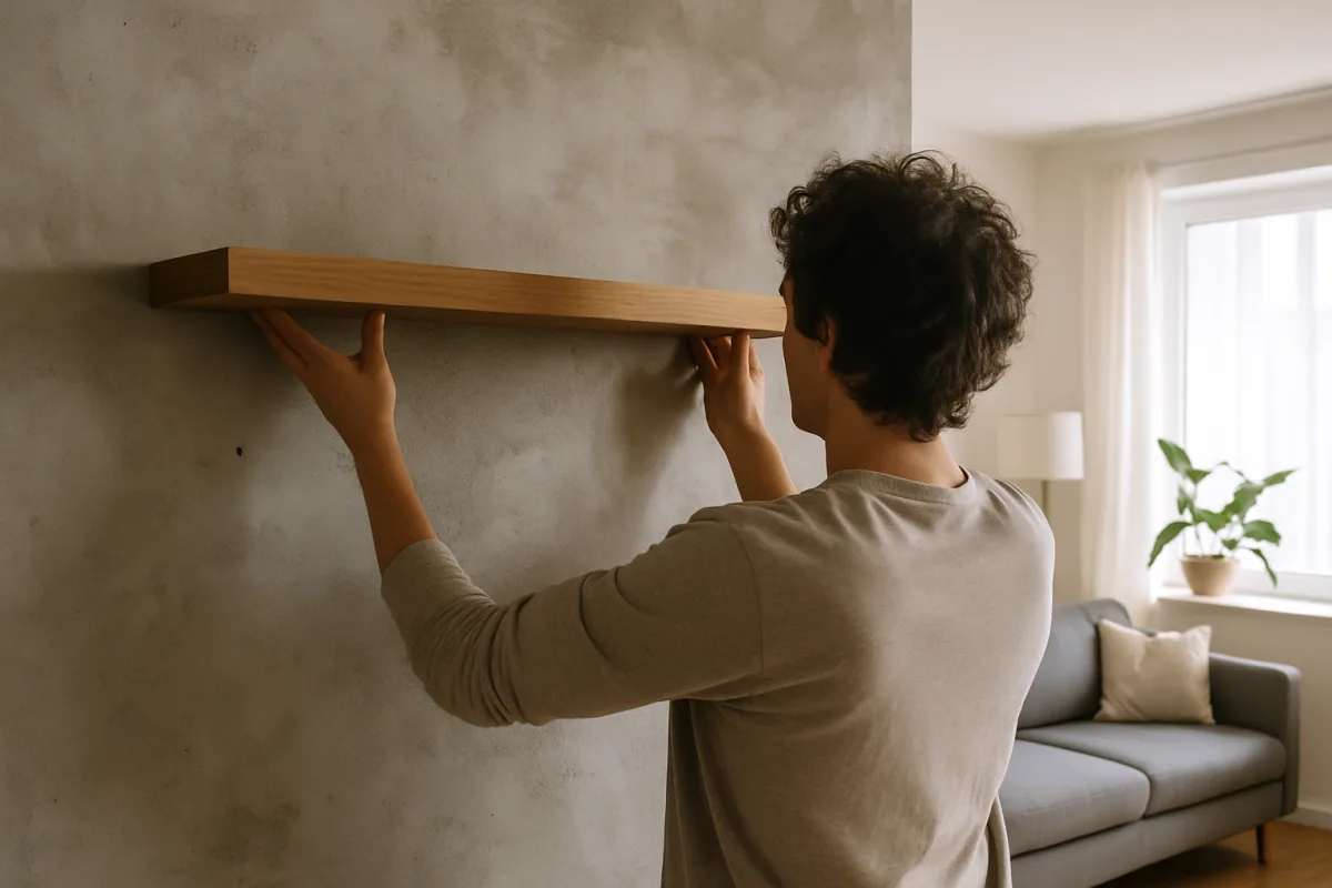 Montare mensole a muro: tecniche e consigli